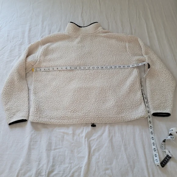 DONATED No Boundaries White Fleece Quarter Zip Shirt - Picture 7 of 8